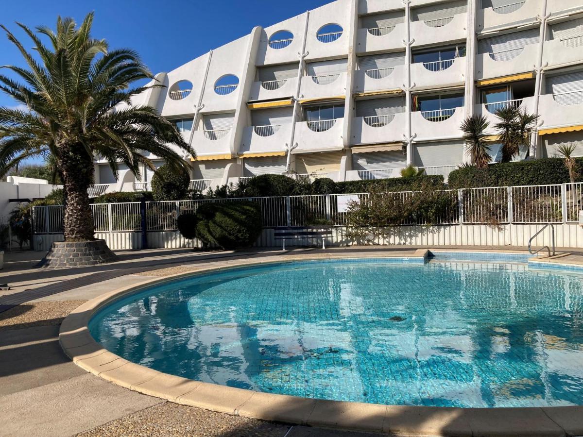 Ancre Bleue***, 1Ere Ligne Plage, Piscine, Clim. Ла-Гранд-Мот Экстерьер фото